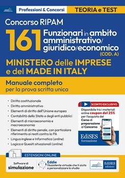 Libro Concorso MIMIT161 funzionari amm. giuridico economico 