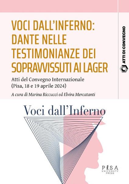 Voci dall'inferno: Dante nelle testimonianze dei sopravvissuti ai lager. Atti del Convegno internazionale (Pisa, 18-19 aprile 2024) - copertina