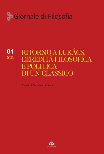 Giornale di filosofia (2023). Vol. 1 - copertina