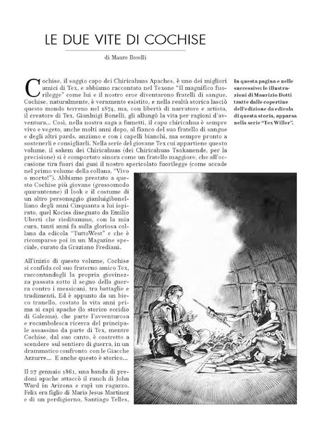Cochise. Tex Willer - Mauro Boselli - 2