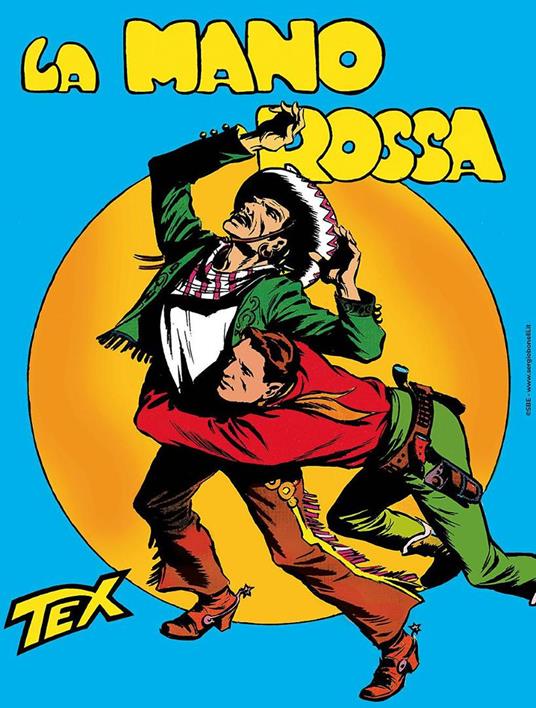 Tex collezione book. Vol. 1: La mano rossa - Gianluigi Bonelli - copertina