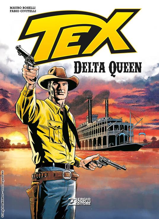Tex. Delta queen - Mauro Boselli - copertina