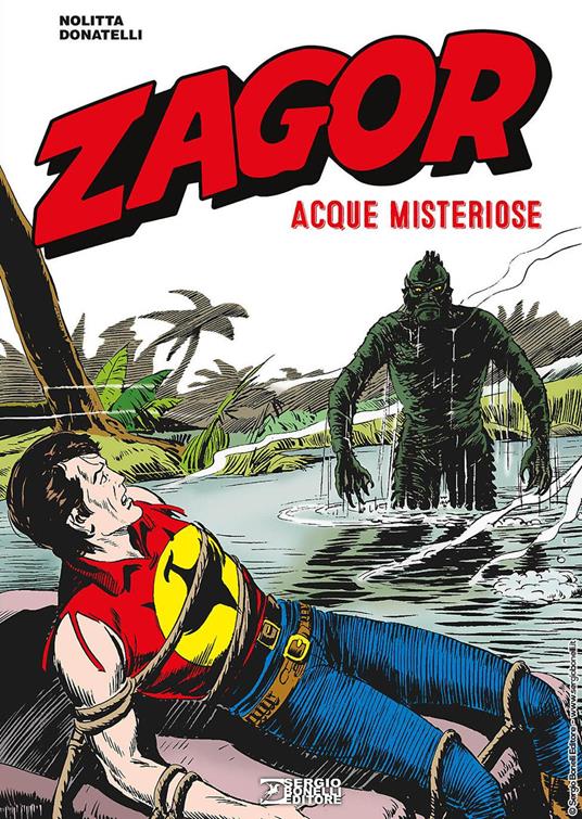 Zagor. Acque misteriose - Guido Nolitta,Franco Donatelli - copertina