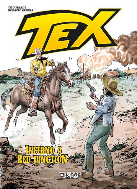 Tex. Inferno a Red Juction - Tito Faraci - copertina