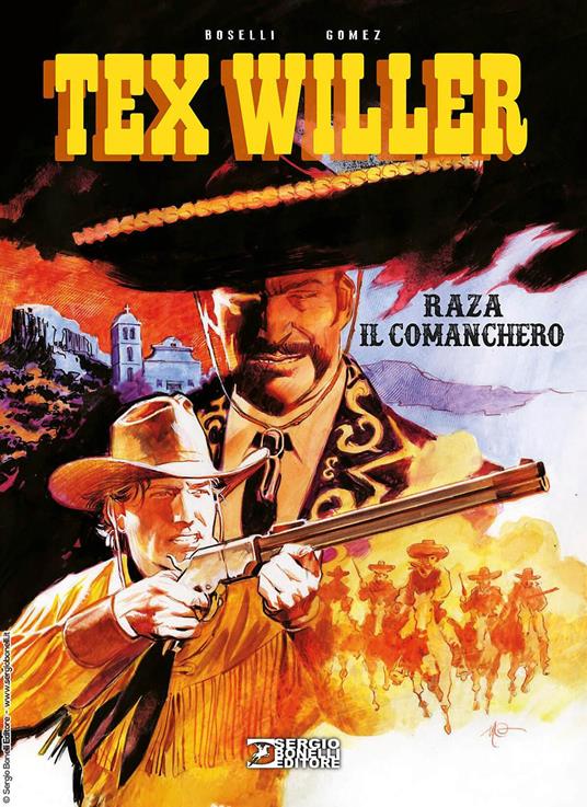 Raza il comanchero. Tex Willer - Mauro Boselli - copertina