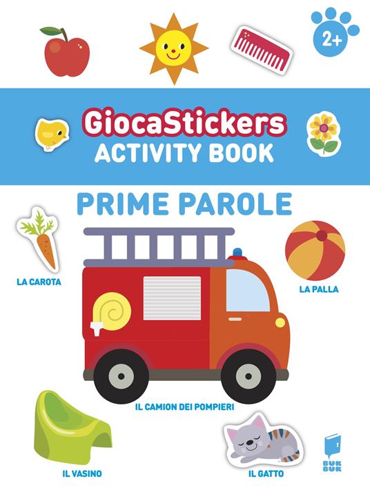 Prime parole. Giocastickers. Ediz. illustrata - copertina