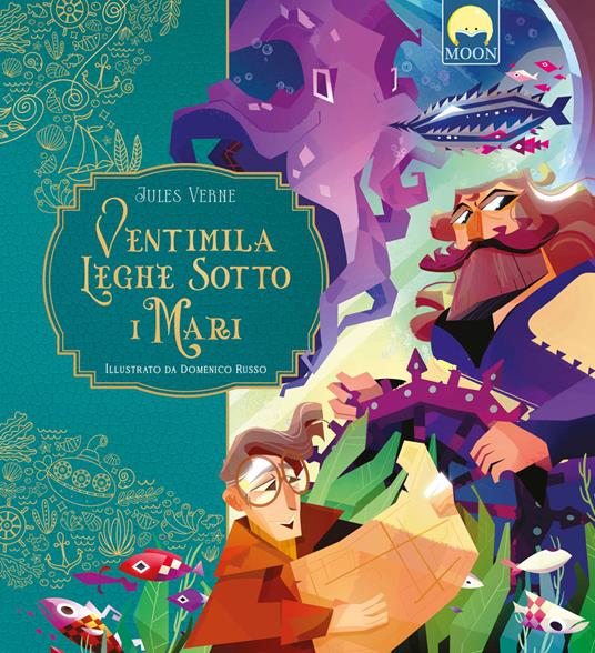 Ventimila leghe sotto i mari - Jules Verne - copertina