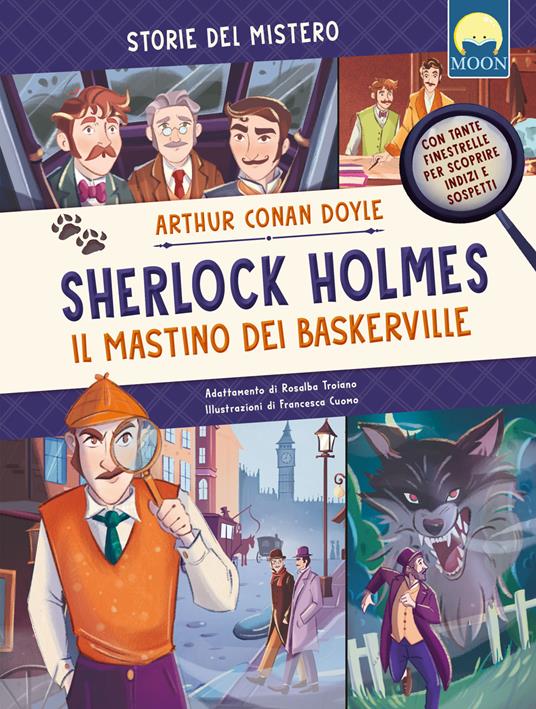 Sherlock Holmes. Il mastino dei Baskerville. Ediz. a colori - Arthur Conan Doyle - copertina