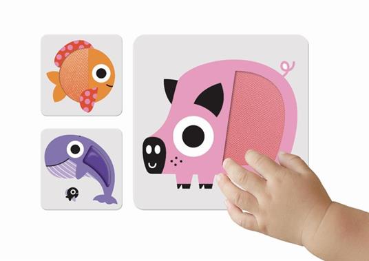 Animali. Flash cards con inserti tattili. Ediz. a colori - Benedetta Nigelli - 3