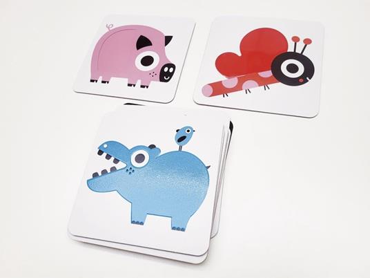 Animali. Flash cards con inserti tattili. Ediz. a colori - Benedetta Nigelli - 4
