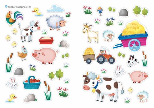 Tutti alla fattoria. Mini sticker. Ediz. a colori - Stefania Colnaghi - 5