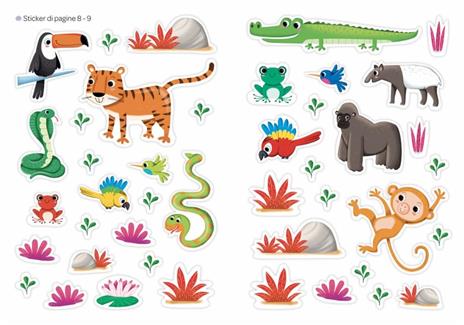 Animali del mondo. Mini sticker. Ediz. a colori - Stefania Colnaghi - 5