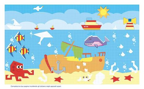 Cornicette per bambini. Quadretto da 5 mm. Con adesivi. Ediz. a colori - Roberta Fanti - 4