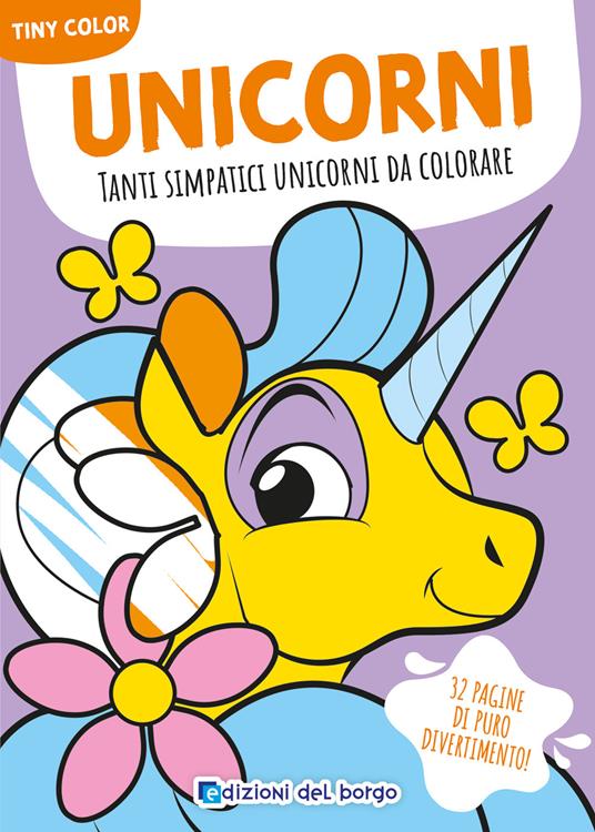 Unicorni. Tanti simpatici unicorni da colorare - copertina
