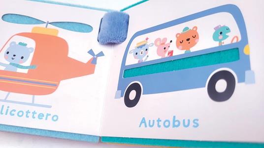 Veicoli. Libri passeggino feltro. Ediz. a colori - 4