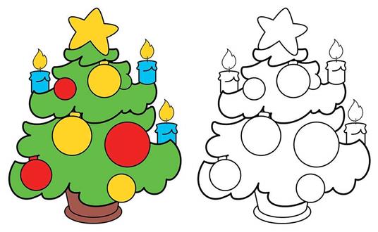 Colora il Natale. Tanti disegni da colorare per Natale! Ediz. a colori. Con 6 pennarelli - Ilaria Ambrosini - 2