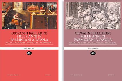 Mille anni di parmigiani a tavola - Giovanni Ballarini - copertina