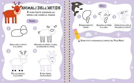 Simpatici animali. Ediz. a spirale. Con 8 acquerelli. Con pennello. Con stencil - Danielle Mudd - 2