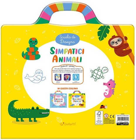 Simpatici animali. Ediz. a spirale. Con 8 acquerelli. Con pennello. Con stencil - Danielle Mudd - 6