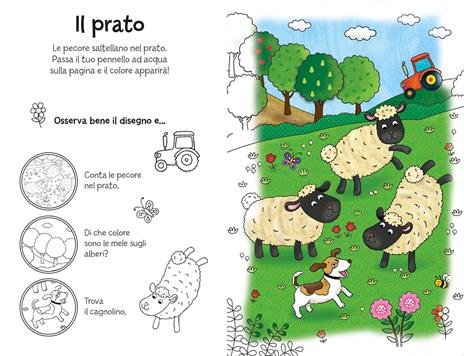 Animali della fattoria. Ediz. illustrata. Con pennello magico ad acqua - 2