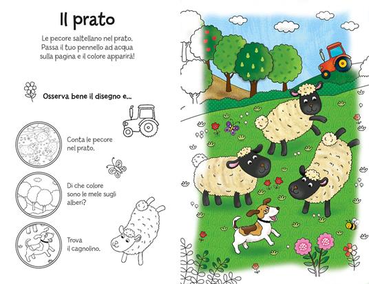 Animali della fattoria. Ediz. illustrata. Con pennello magico ad acqua - 2