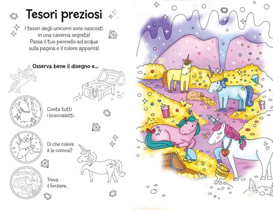 Tanti magici unicorni. Ediz. a colori. Ediz. a spirale. Con pennello magico ad acqua - 3