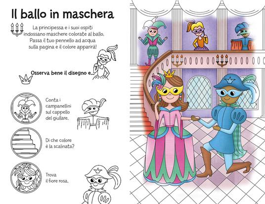 Le più belle principesse. Ediz. a spirale. Con pennello magico ad acqua - 2