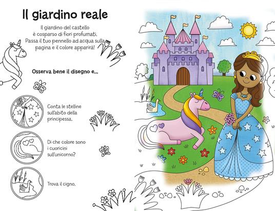 Le più belle principesse. Ediz. a spirale. Con pennello magico ad acqua - 4