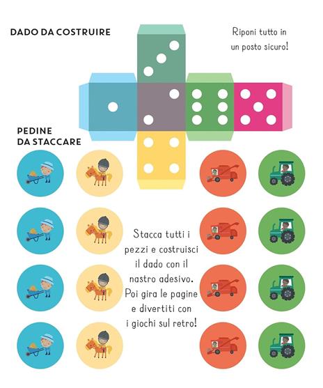 La fattoria. Giocolobri con scenario. Ediz. a colori. Con dado da costruire - 3