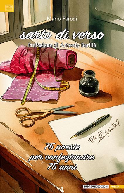 Sarto di verso. 75 poesie per confezionare 75 anni - Mario Parodi - copertina