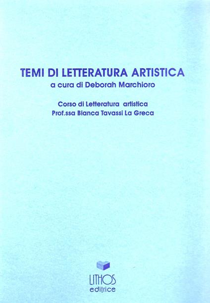 Temi di letteratura artistica - copertina
