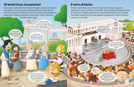 Antichi greci. Gioca, attacca e impara. Il libro sticker - 3