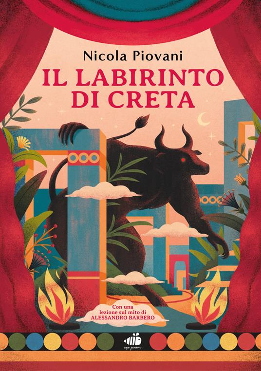 Il labirinto di Creta. Con una lezione sul mito di Alessandro Barbero. Ediz. a colori - Nicola Piovani - copertina