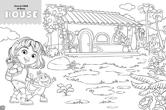 Il mio primo libro di inglese. Dora l'esploratrice. Ediz. a colori - 2