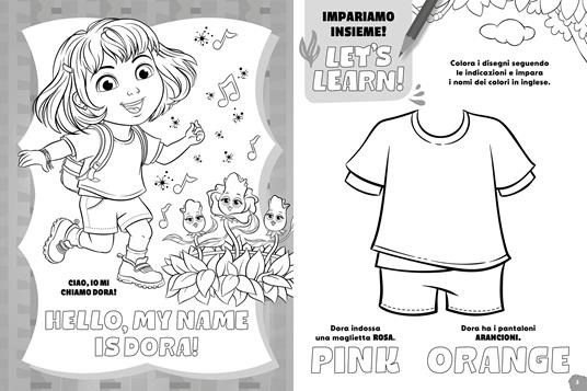 Il mio primo libro di inglese. Dora l'esploratrice. Ediz. a colori - 3