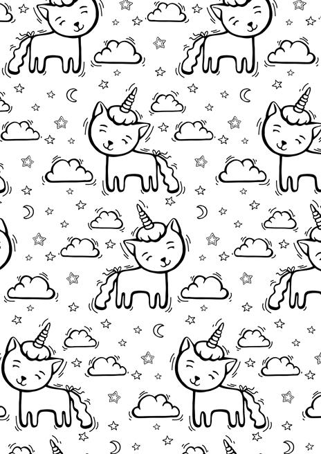 Gatticorni, lamacorni e altre creature da colorare. Ediz. illustrata - 3