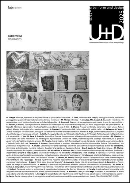 Patrimoni Heritages. Ediz. italiana e inglese (2025). Vol. 22-23: Giugno - Giuseppe Strappa - copertina