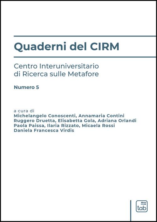 Quaderni del CIRM. Vol. 5 - copertina