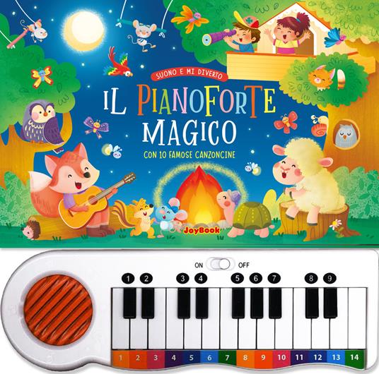 Il pianoforte magico con 10 famose canzoncine. Ediz. a colori - copertina