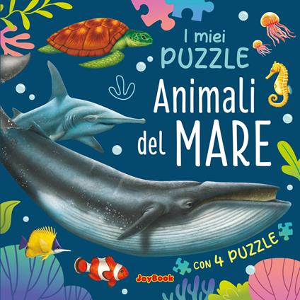 Animali del mare. Libro puzzle. Ediz. a colori - copertina