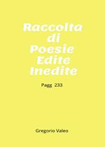 Raccolta di poesie edite e inedite