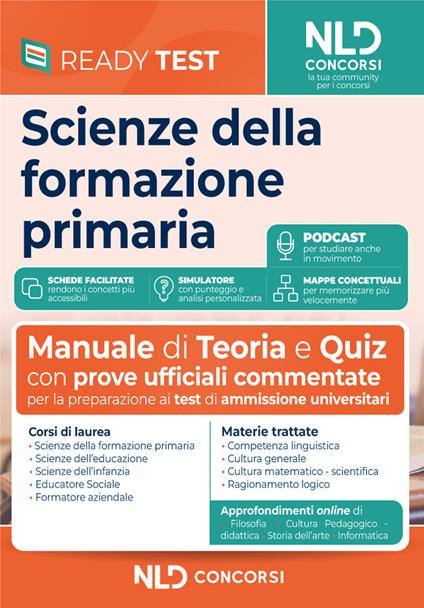 Scienze della Formazione Primaria. Teoria e quiz per la preparazione ai test di ammissione universitari. Con estensione online. Con simulatore online - copertina