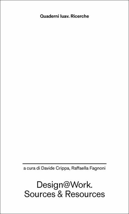 Design@work. Sources&resources - copertina