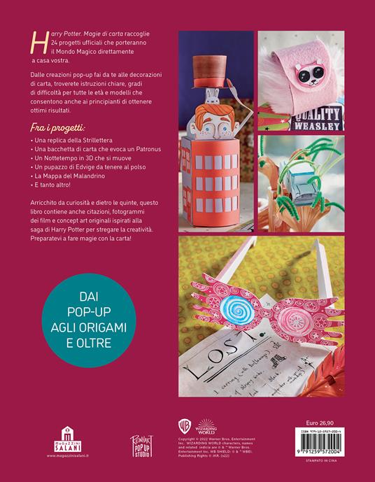 Harry Potter. Magie di carta. Creazioni con la carta ispirate al mondo magico - 7