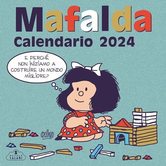 Mafalda. Calendario da parete 2024 - Quino - copertina