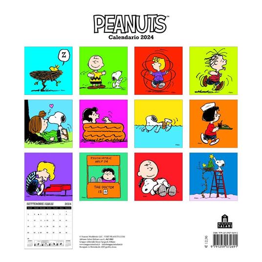 Peanuts. Calendario da parete 2024 - Charles M. Schulz - 2