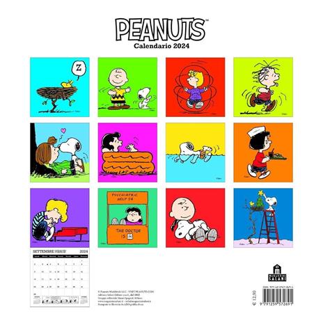 Peanuts. Calendario da parete 2024 - Charles M. Schulz - 3