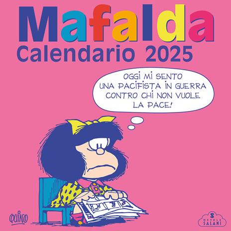 Mafalda. Calendario da parete 2025 - Quino - copertina