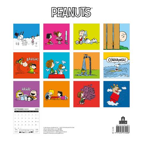 Peanuts. Calendario da parete 2025 - Charles M. Schulz - 3