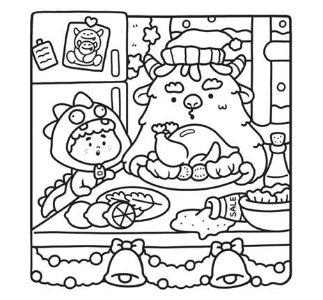 Coccole a Natale. Libro da colorare per tutte le età. Gli originali Coco Wyo - Coco Wyo - 6